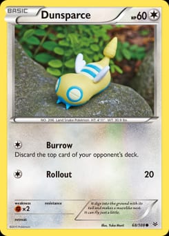 Roaring Skies Dunsparce #68 card