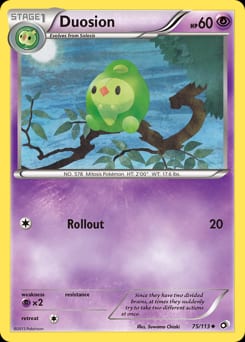 Legendary Treasures Duosion #75 card