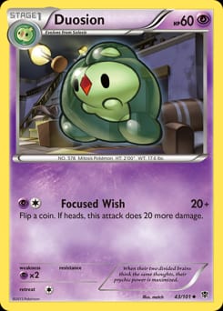 Plasma Blast Duosion #43 card