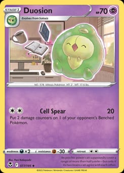 Silver Tempest Duosion #77 card