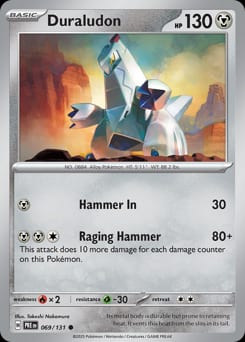 Prismatic Evolutions Duraludon #69 card