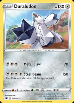 SWSH Black Star Promos Duraludon #SWSH028 card