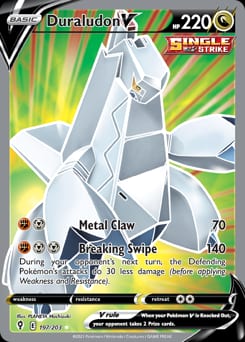 Evolving Skies Duraludon V #197 card