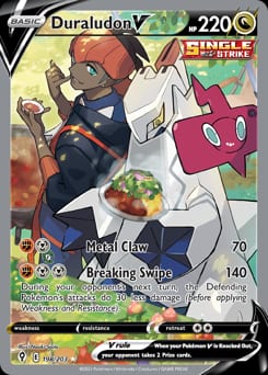 Evolving Skies Duraludon V #198 card