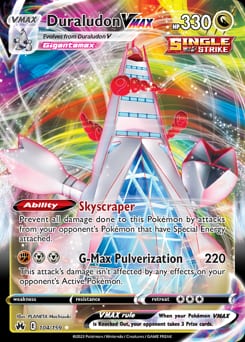 Crown Zenith Duraludon VMAX #104 card