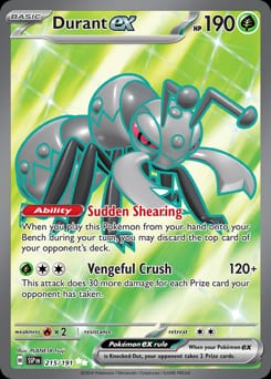 Surging Sparks Durant ex #215 card