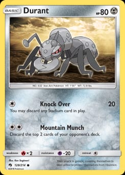 Lost Thunder Durant #128 card