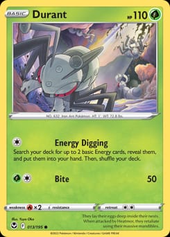 Silver Tempest Durant #13 card