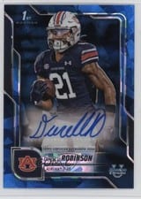 2025 Bowman University Chrome Sapphire Chrome Prospect Autographs Durell Robinson #BCA-DRO card