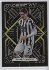 2021 Panini Obsidian Dusan Vlahovic Electric Etch Yellow #146 card