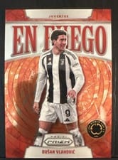 2025 Panini Prizm FIFA Club World Cup Global Graphs Dusan Vlahovic #GG-DV card