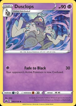 Crown Zenith Dusclops #63 card