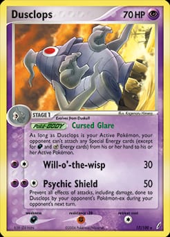 Crystal Guardians Dusclops #17 card