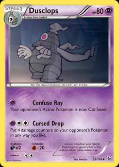 Flashfire Dusclops #39 card
