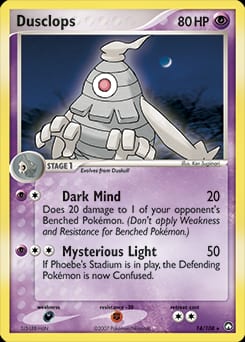 Power Keepers Dusclops #14 card