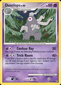 Stormfront Dusclops #35 card