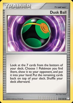 Mysterious Treasures Dusk Ball #110 card