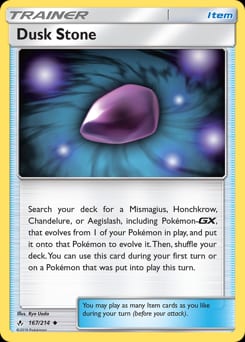 Unbroken Bonds Dusk Stone #167 card