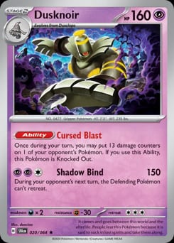 Shrouded Fable Dusknoir #20 card
