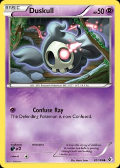 2012 Boundaries Crossed Duskull #61 card