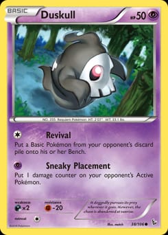 2014 Flashfire Duskull #38 card