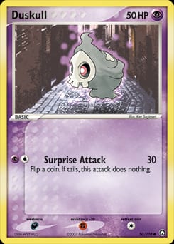 Power Keepers Duskull #50 card