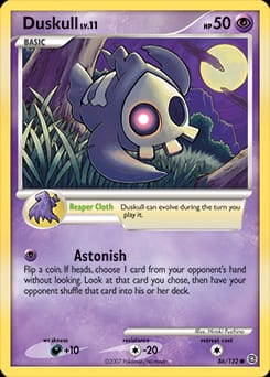Secret Wonders Duskull #86 card