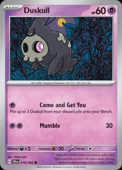 2024 Shrouded Fable Duskull #18 card