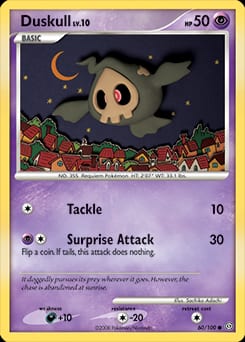 2008 Stormfront Duskull #60 card