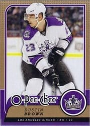 2008-09 O-Pee-Chee Base Set Dustin Brown #483 card