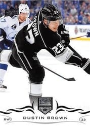 2018-19 Upper Deck Base Set Dustin Brown #83 card