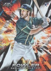 2018 Topps Fire Base Set Dustin Fowler #5 card