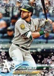 2018 Topps Holiday Base Set Dustin Fowler #HMW48 card