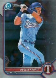 2022 Bowman Chrome Prospects Dustin Harris #BCP-190 card