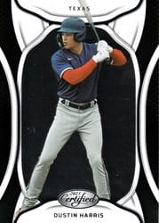 2023 Panini Chronicles Certified Dustin Harris #35 card