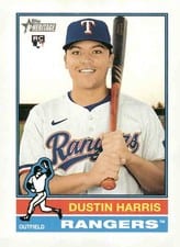 2025 Topps Heritage Dustin Harris #114 card