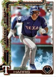 2025 Topps Holiday Base Set Dustin Harris #H166 card