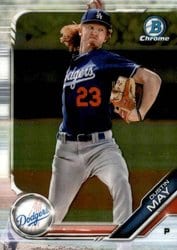 2019 Bowman Chrome Prospects Dustin May #BCP-80 card