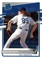 2020 Donruss Base Set Dustin May #32 card