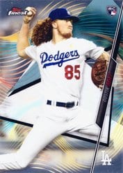 2020 Finest Base Set Dustin May #76 card