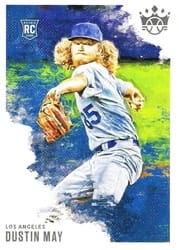 2020 Panini Diamond Kings Base Set Dustin May #73 card