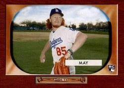 2020 Topps Archives 1955 Bowman Archives Dustin May #B55-15 card