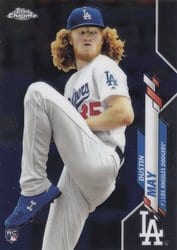 2020 Topps Chrome Base Set Dustin May #176 card