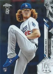2020 Topps Chrome Ben Baller Edition Base Set Dustin May #176 card