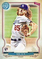 2020 Topps Gypsy Queen Base Set Dustin May #155 card