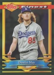 2021 Finest Flashbacks Base Set Dustin May #199 card