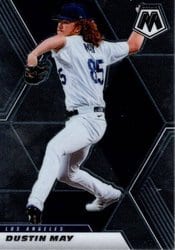 2021 Panini Mosaic Base Set Dustin May #35 card