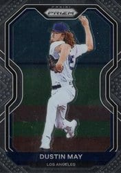 2021 Panini Prizm Base Set Dustin May #205 card