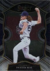 2021 Panini Select Base Set Dustin May #25 card