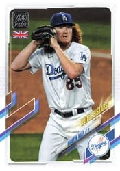 2021 Topps UK Edition Base Set Dustin May #134 card